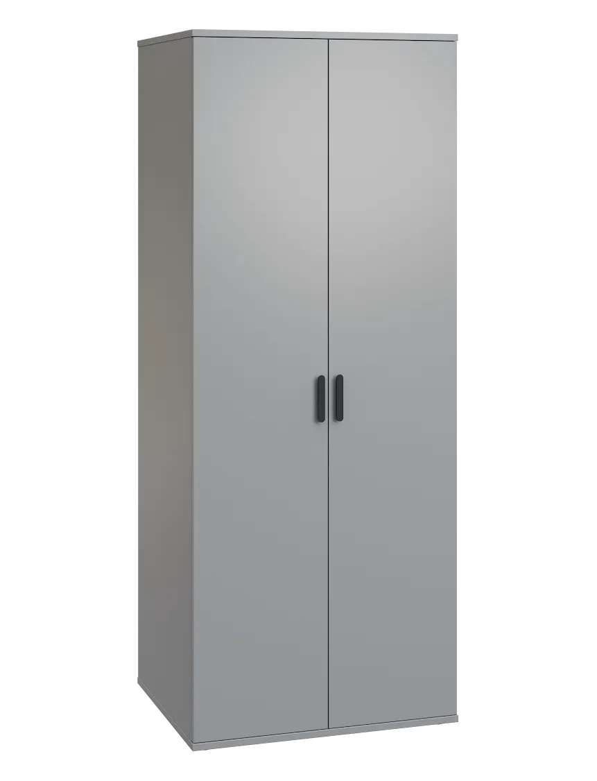 LT 5 - 72 šatní skříň, 2-dveřová, šatní tyč, 1822x720x560, šedá